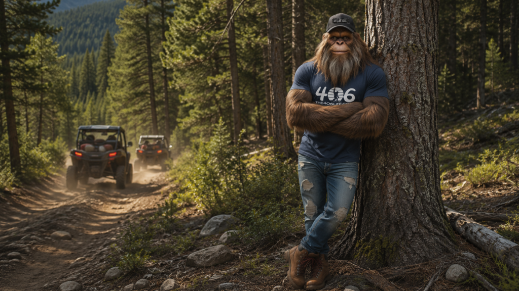 Montana Max near an OHV trail.